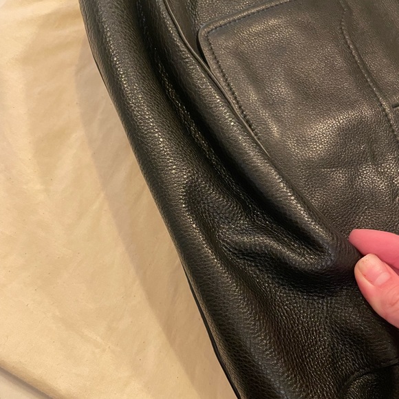 Tory Burch Black Leather Marion Shoulder Bag - Picture 5 of 8